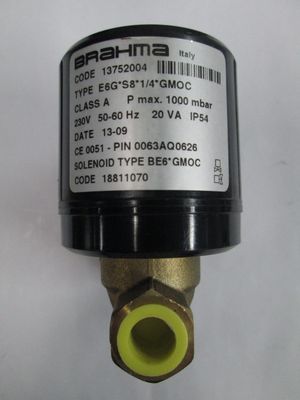 ​ELECTROVÁLVULA BRAHMA E6G S8 R1/4" B/BE6 GMO