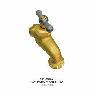 Chorro 1/2 para manguera