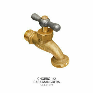 Chorro para manguera 1/2 liviano c/r Grival