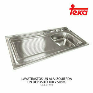 Lavatrastos TEKA Sobreponer 1 Fosa 1 Escurridor Izquierdo