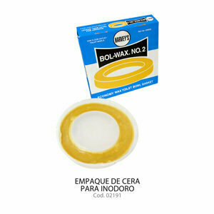 Empaque de Cera para inodoro