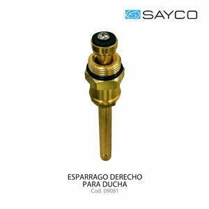 Esparrago derecho para ducha Sayco