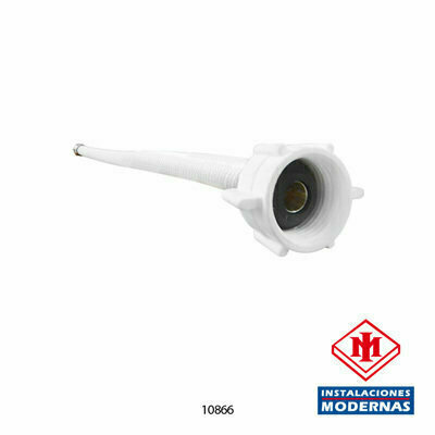 Manguera Polimero Flexible para Inodoro  40cm 3/8 x 7/8