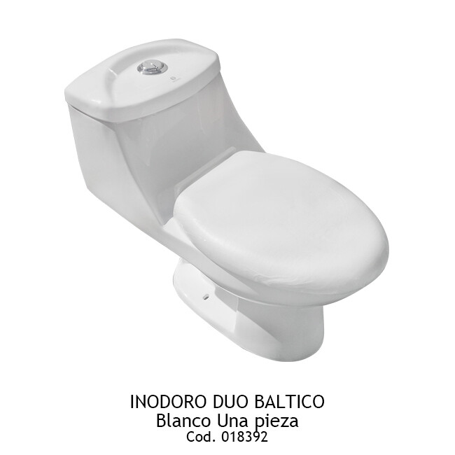 INODORO DUO-BALTICO 1 PIEZA ELONGADO