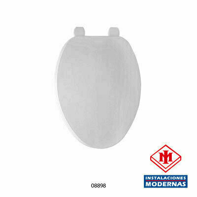Asiento Plástico Elongado Blanco