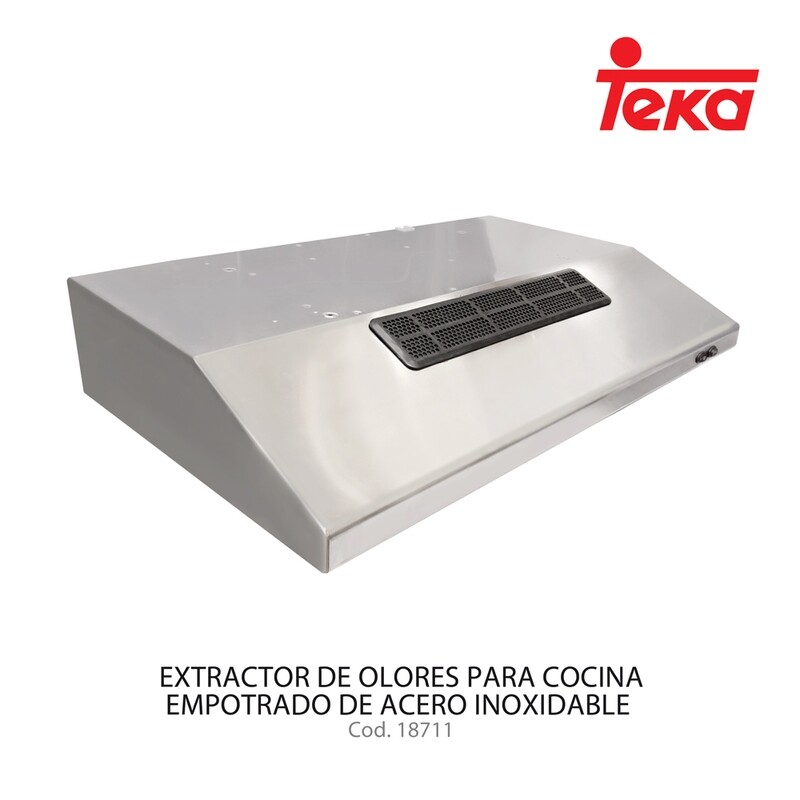 Extractor de Olores para Cocina Acero Inoxidable