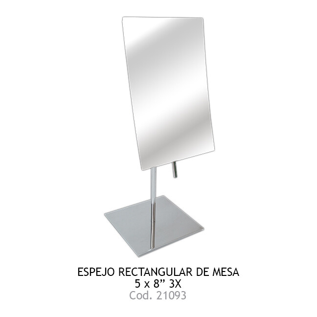 Espejo Rectangular de Mesa 5&quot; x 8&quot;