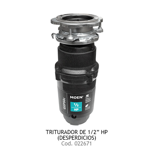 TRITURADOR 1/2 HP PARA DESPERDICIOS