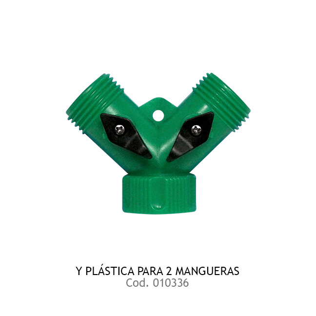 YEE PLASTICA PARA 2 MANGUERAS