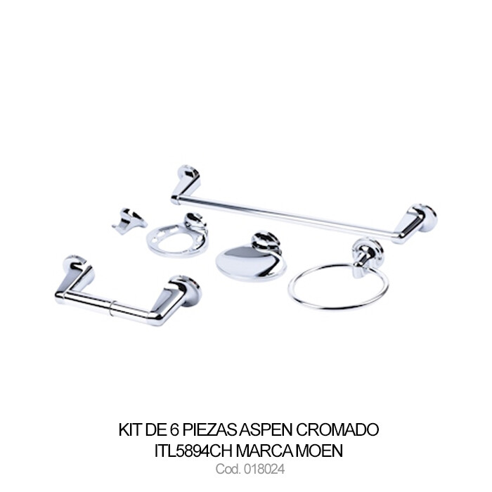 Kit de 6 piezas Aspen