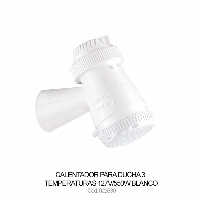 Calentador para ducha 3 temperaturas