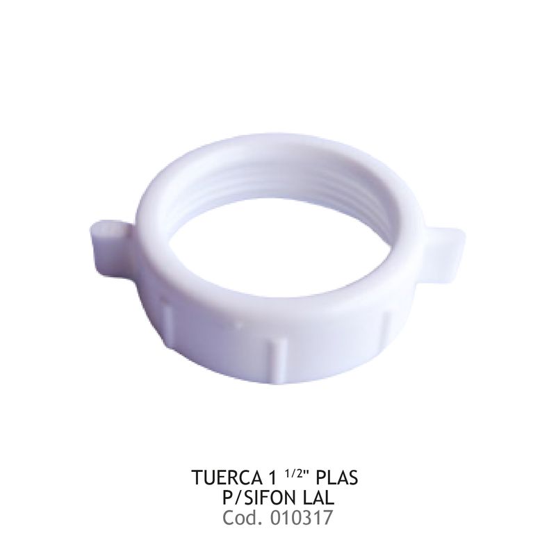 TUERCA 1 1/2&quot; PLAS P/SIFON LAL