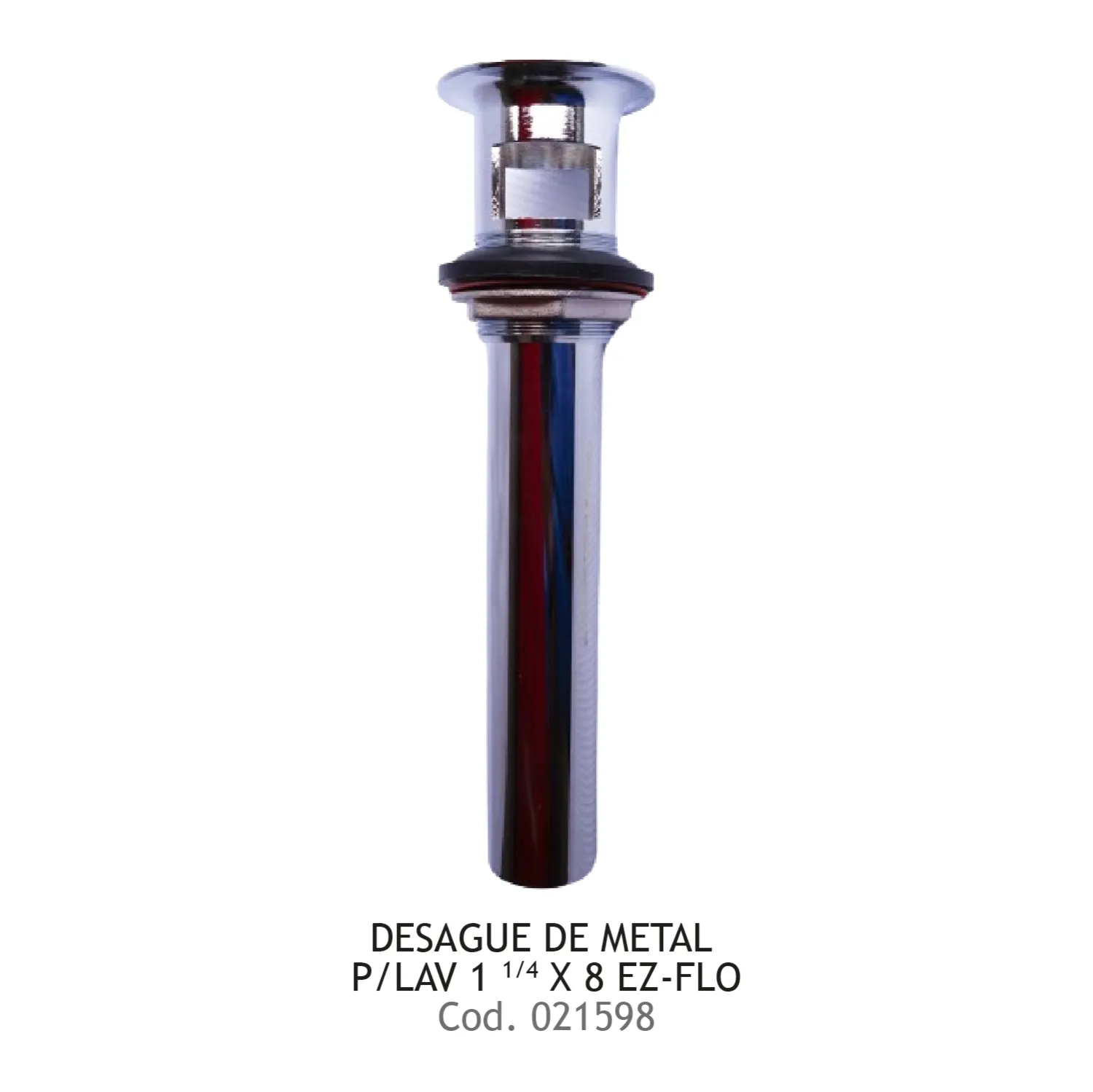 DESAGUE DE METAL P/LAV 1 1/4 X 8 EZ-FLO