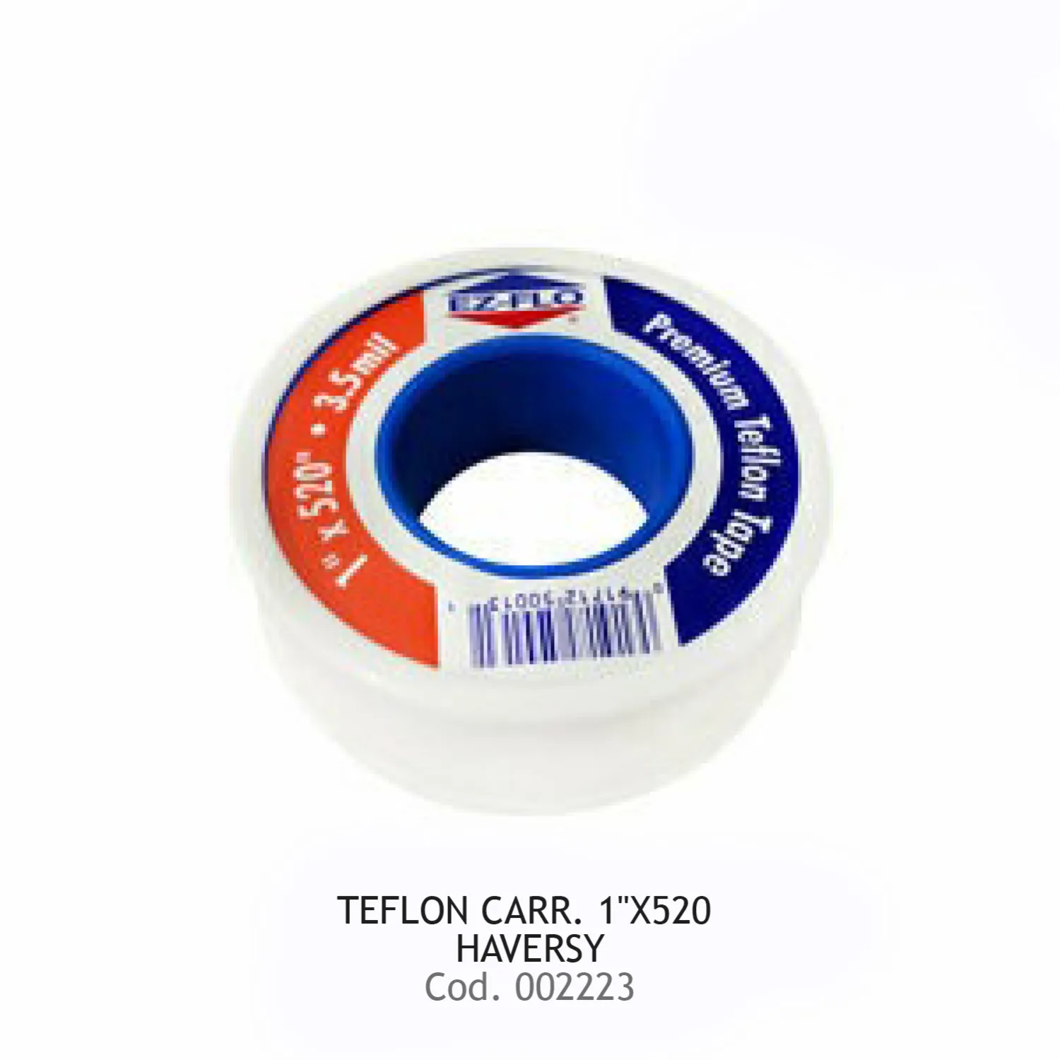 TEFLON CARR. 1&quot;X520 HAVERSY