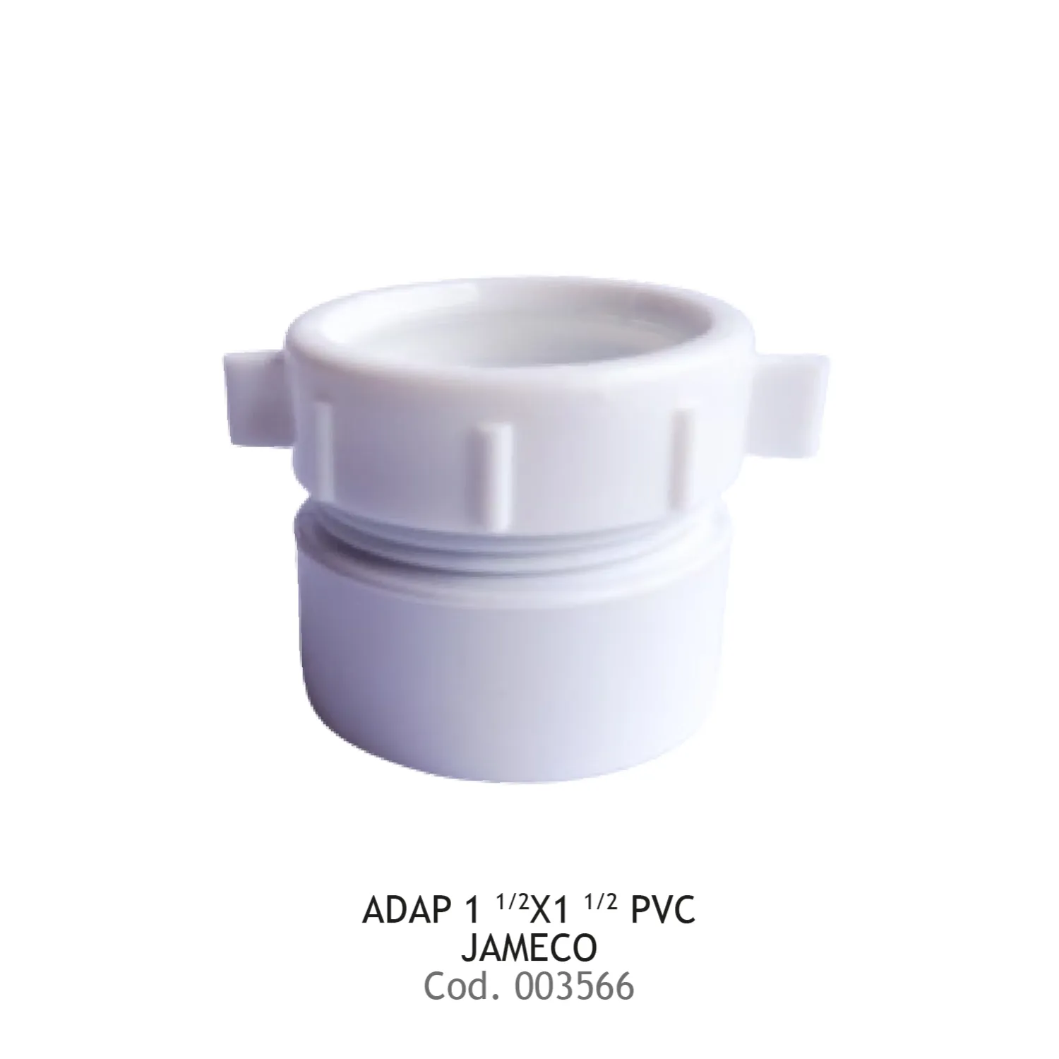ADAP 1 1/2X1 1/2 PVC JAMECO