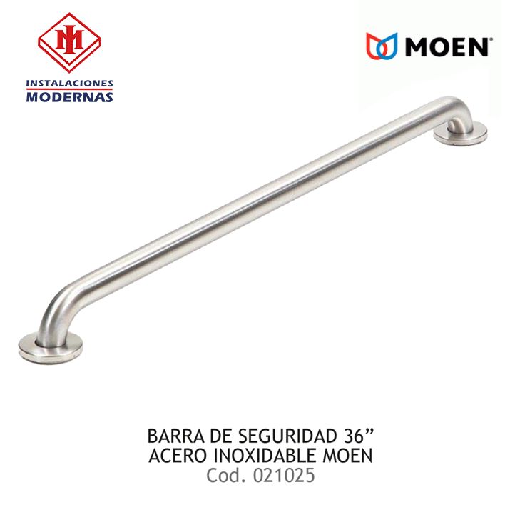BARRA DE SEGURIDAD 36&quot; ACERO INOX MOEN