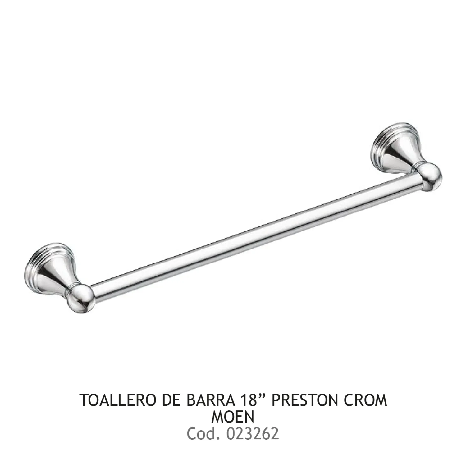 Toallero de Barra 18&quot; Preston Crom MOEN