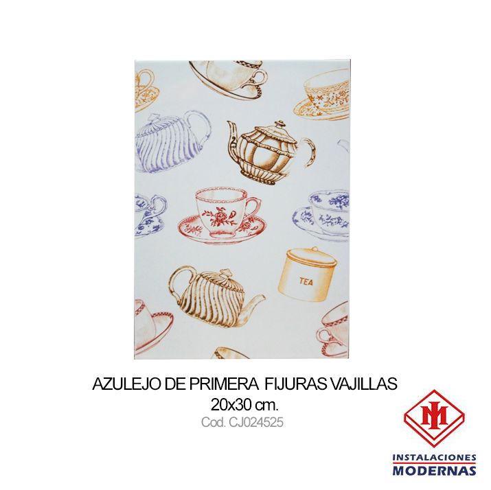 Azulejo Fijuras Vajillas de primera