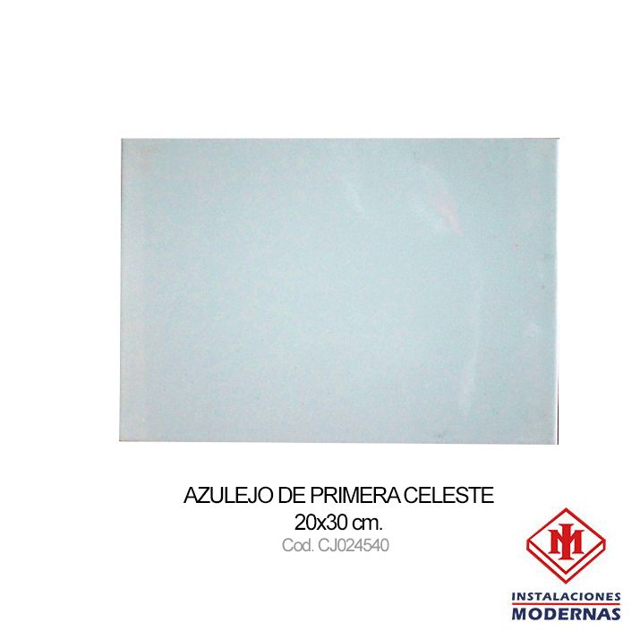 Azulejo Celeste de primera