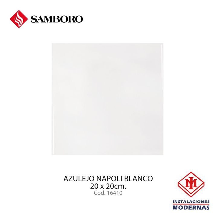 Azulejo Napoli color blanco