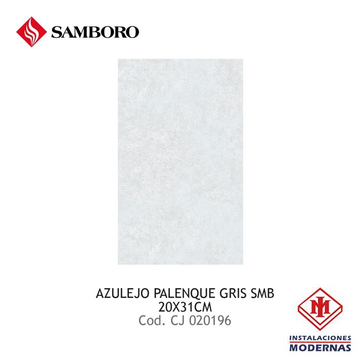 Azulejo Palenque Gris marca Samboro