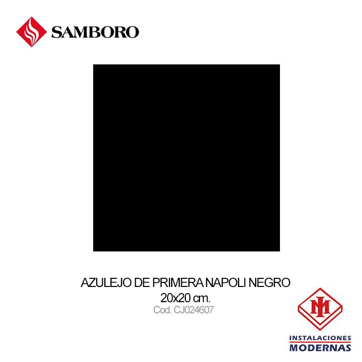 AZULEJO NAPOLI NEGRO SMB