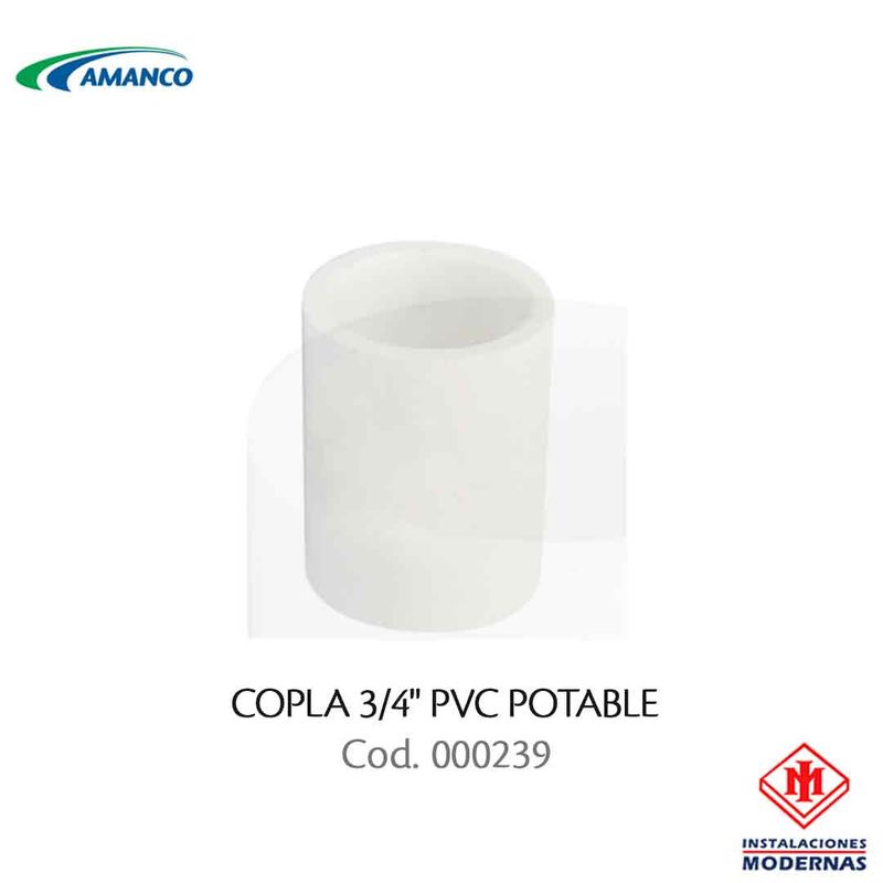 COPLA 3/4&quot; PVC POTABLE