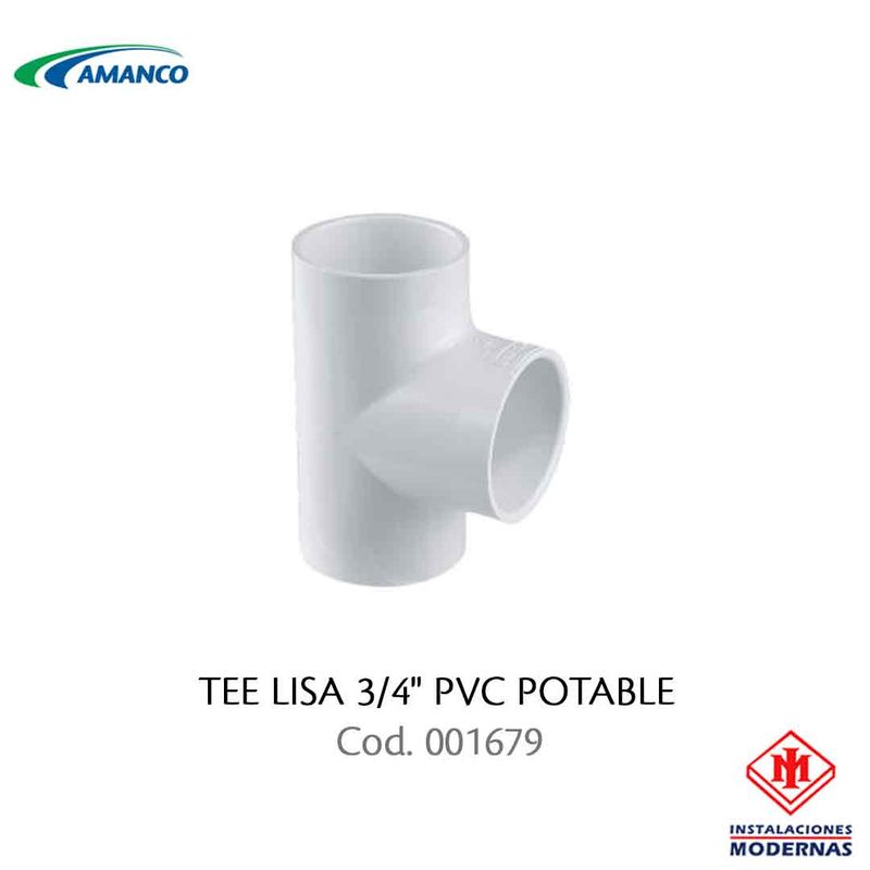 TEE LISA 3/4&quot; PVC POTABLE