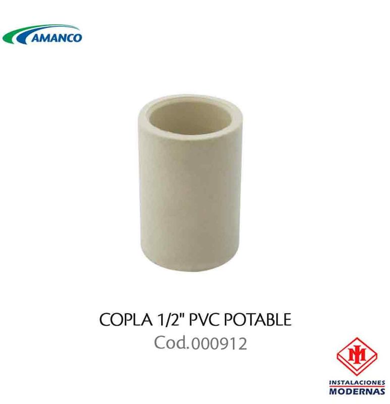 COPLA 1/2&quot; PVC POTABLE