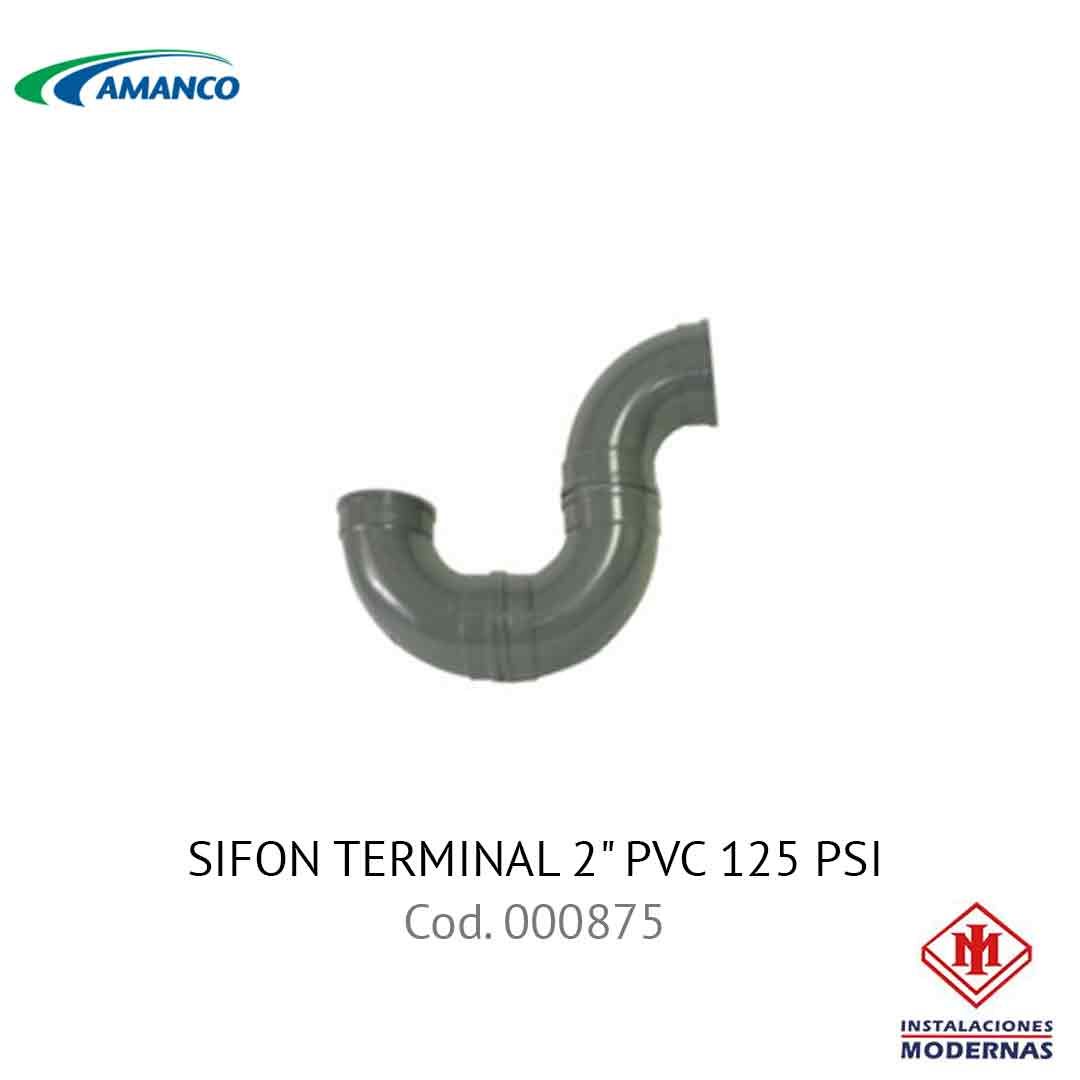 SIFON TERMINAL 2&quot; PVC 125 PSI