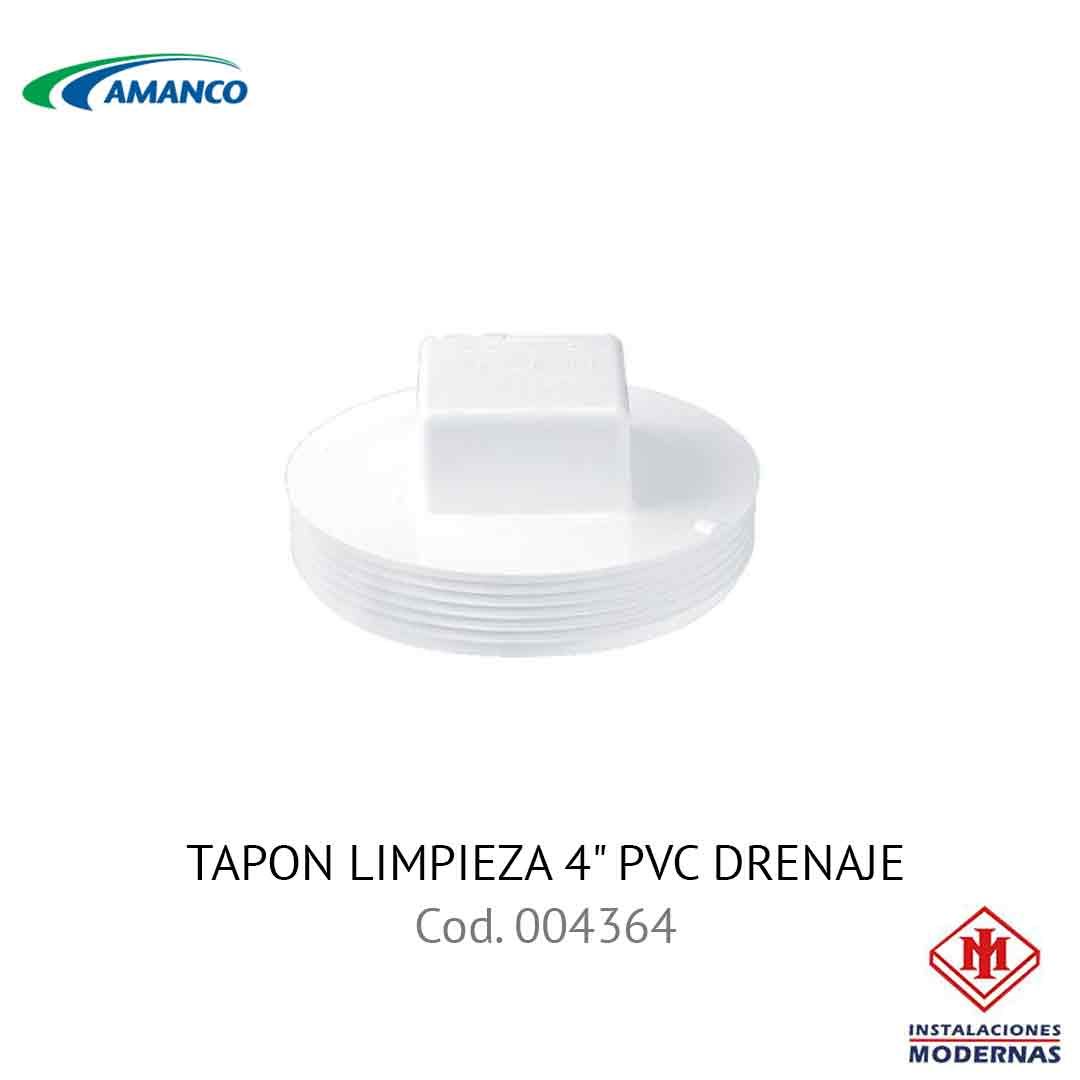 TAPON LIMPIEZA 4&quot; PVC DRENAJE