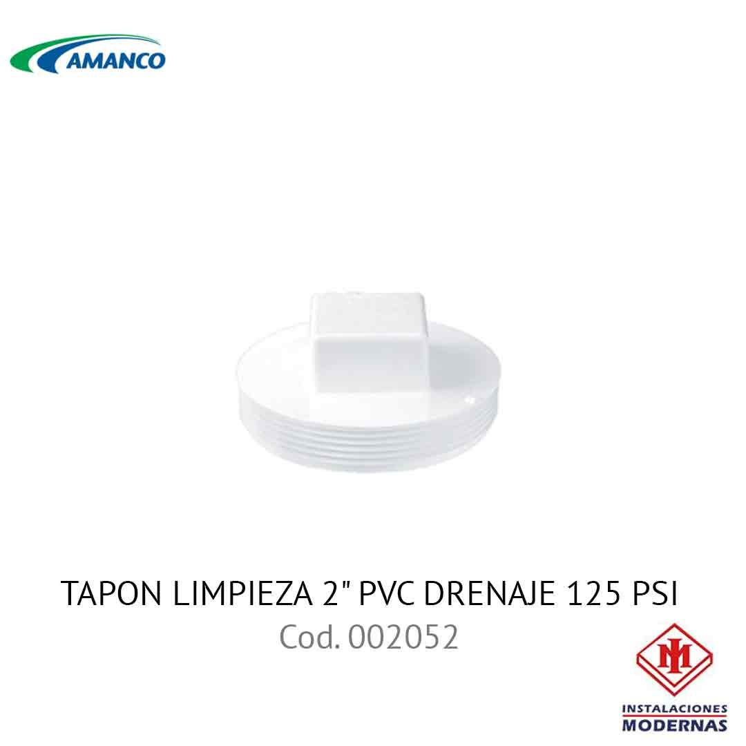 TAPON LIMPIEZA 2&quot; PVC DRENAJE 125 PSI