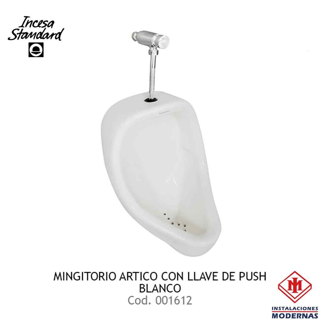 MINGITORIO ARTICO 307-R LLAVE PUSH BL INCESA
