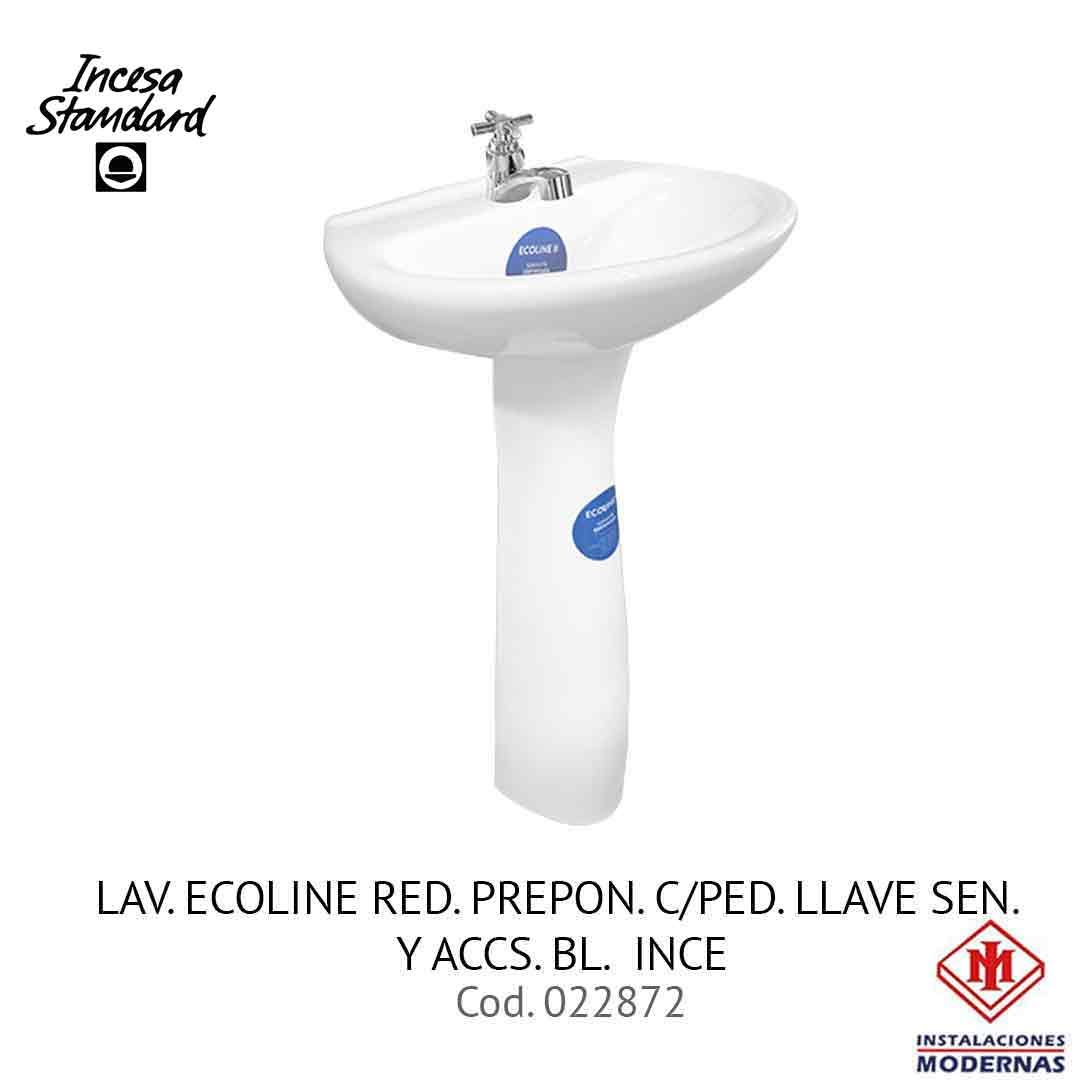 LAV. ECOLINE RED. PREPON. C/PED. LLAVE SEN. Y ACCS. BL. INCE