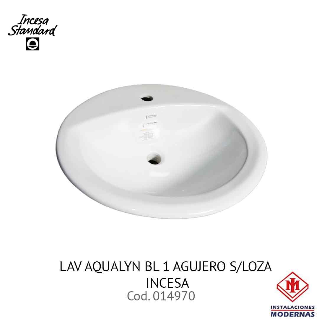 LAV AQUALYN BL 1 AGUJERO S/LOZA INCESA