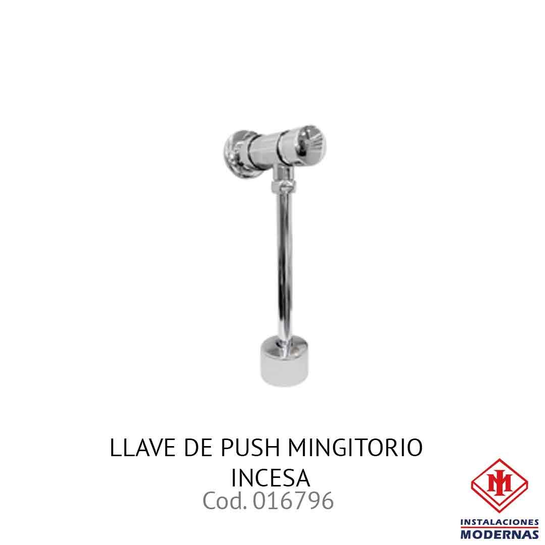 LLAVE DE PUSH MINGITORIO INCESA