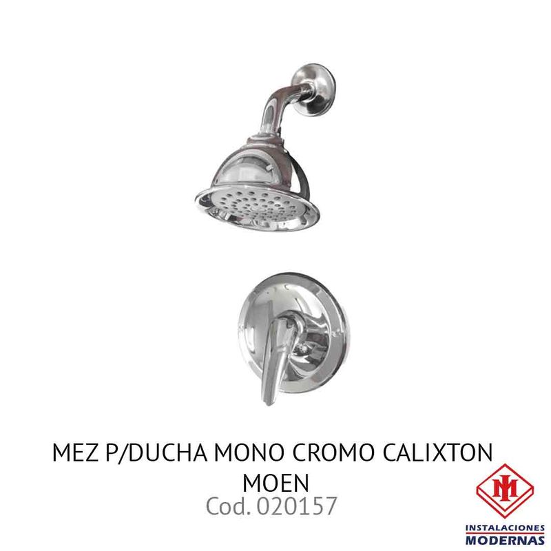 MEZ P/DUCHA MONO CROMO CALIXTON MOEN