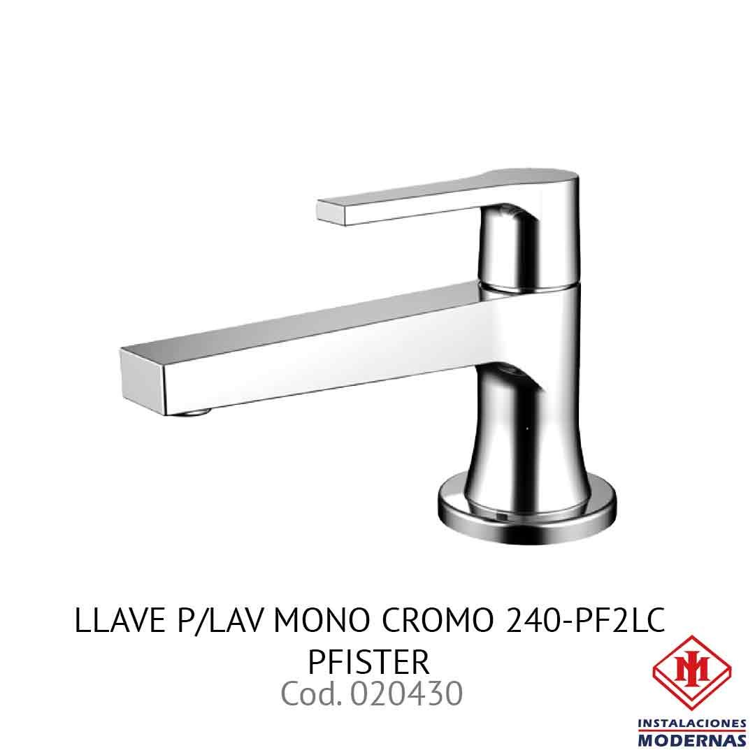 LLAVE P/LAV MONO CROMO 240-PF2LC PFISTER
