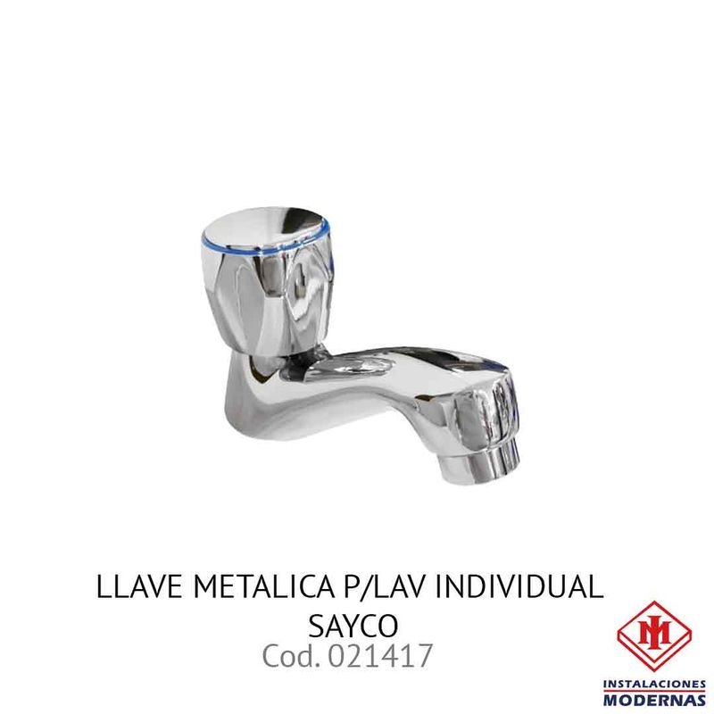 LLAVE METALICA  P/LAV INDIVIDUAL SAYCO