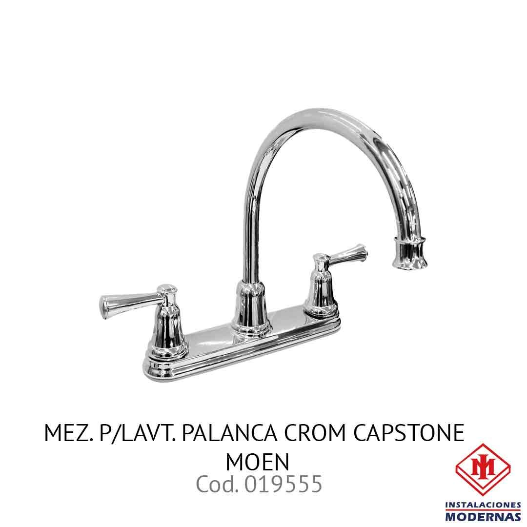 MEZ. P/LAVT. PALANCA CROM CAPSTONE MOEN