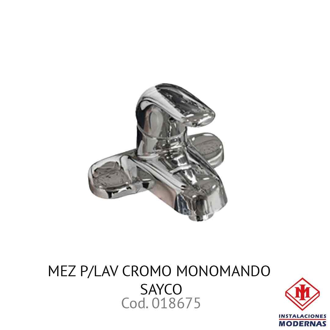 MEZ MONO 4&quot; P/LAV CROMO SAYCO