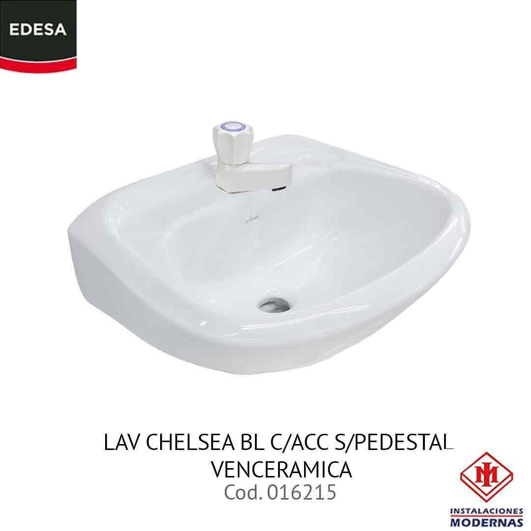 LAV CHELSEA BL C/ACC S/PEDESTAL VENCERAMICA