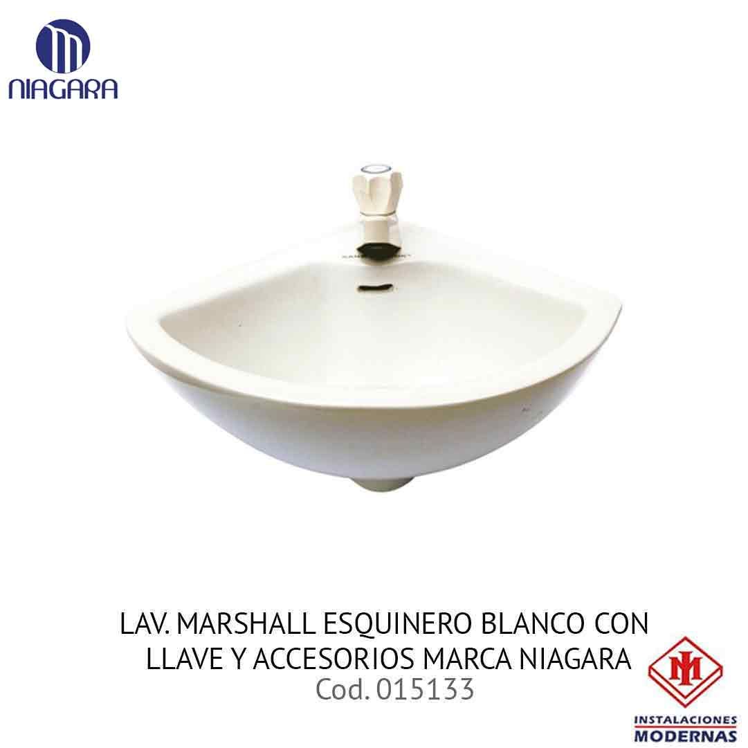 LAV MARSHALL ESQUINERO BLANCO C/LLAVE Y ACCES 216 NIAGARA