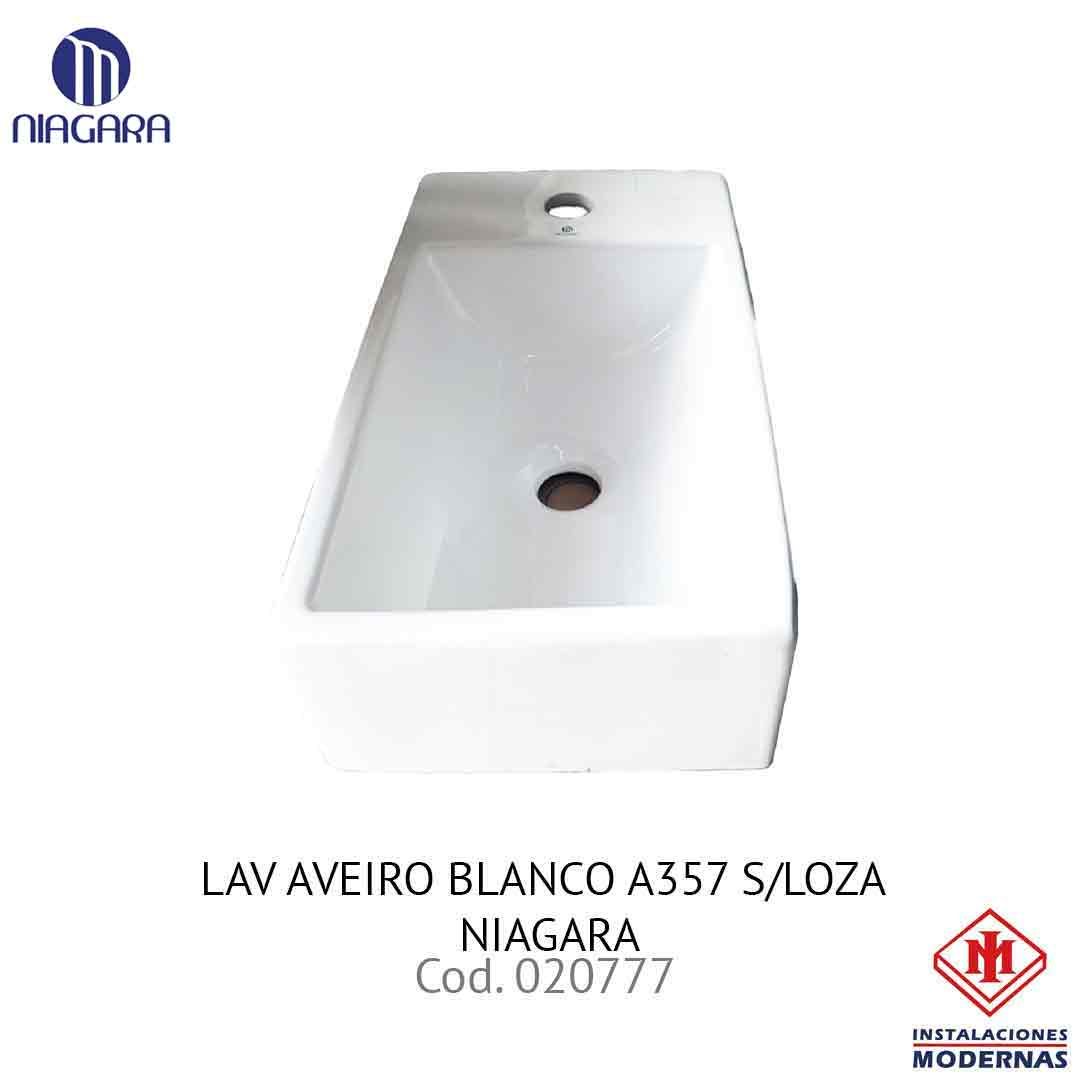 LAV AVEIRO BLANCO A357 S/LOZA NIAGARA