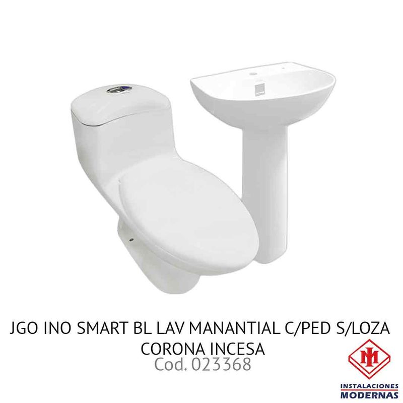 JGO INO SMART BL LAV MANANTIAL C/PED S/LOZA CORONA INCESA