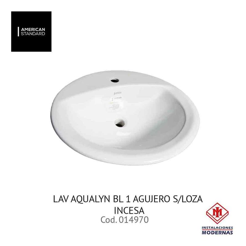 LAV AQUALYN BL 1 AGUJERO S/LOZA INCESA