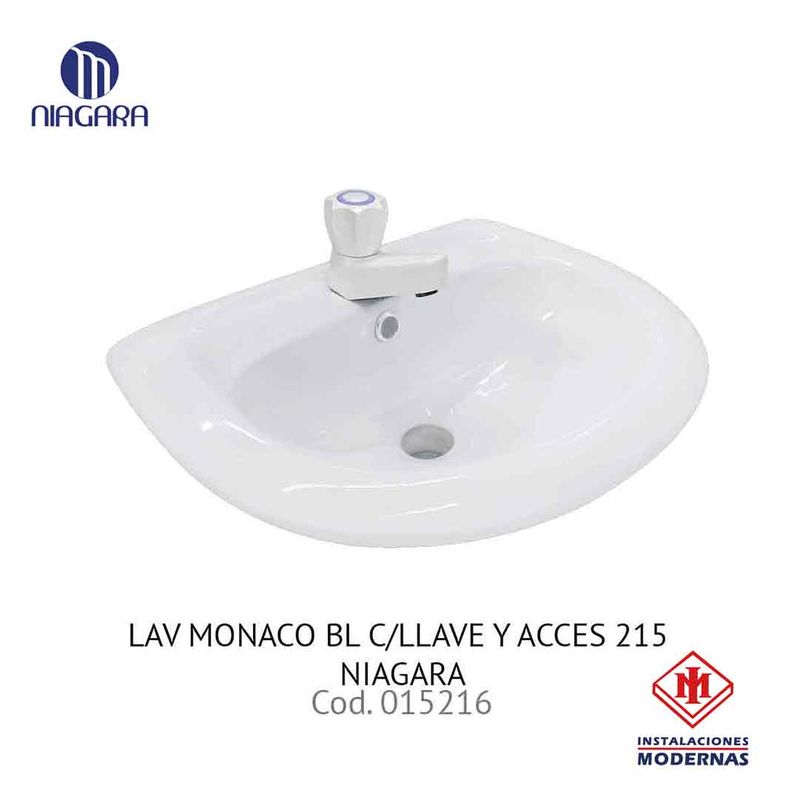 LAV MONACO BL C/LLAVE Y ACCES 215 NIAGARA