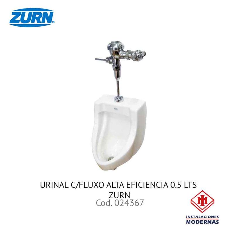 URINAL C/FLUXO ALTA EFICIENCIA 0.5 LTS ZURN