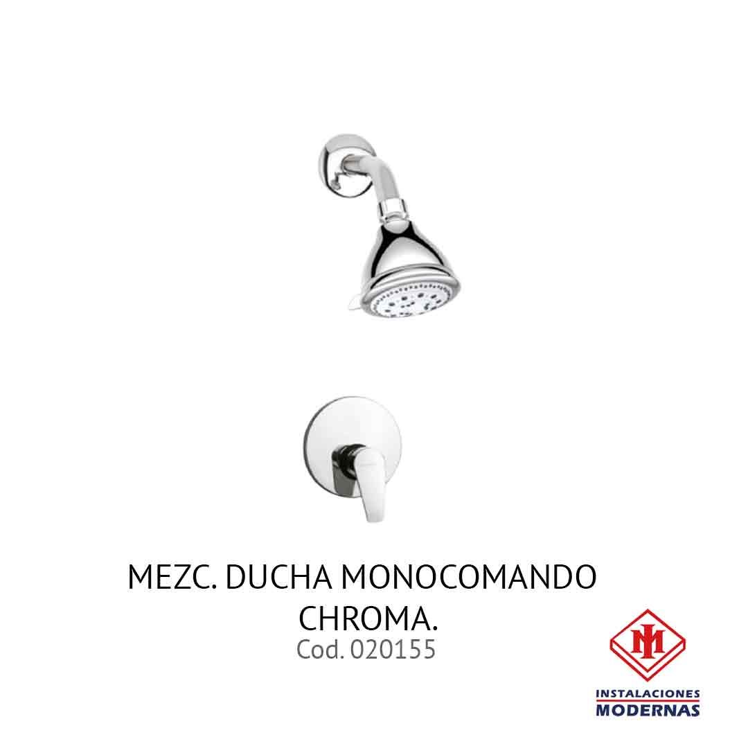 MEZC. DUCHA MONOCOMANDO CHROMA.