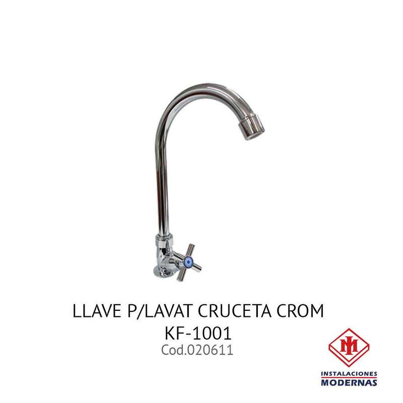 LLAVE P/LAVAT CRUCETA CROM KF-1001